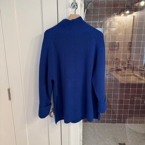 COS Blue Turtleneck